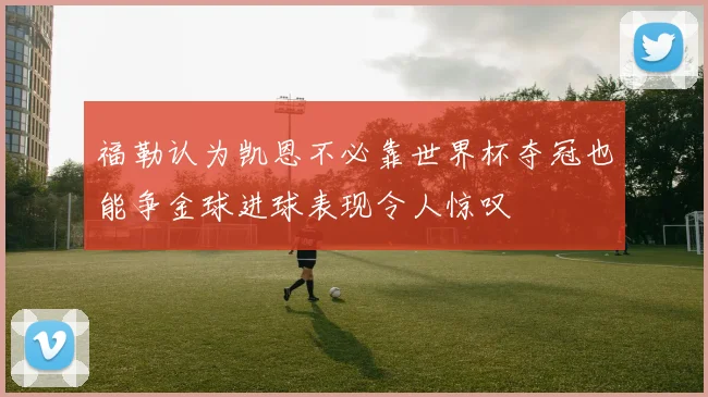 福勒认为凯恩不必靠世界杯夺冠也能争金球进球表现令人惊叹