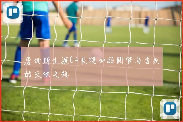 詹姆斯生涯G4表现回顾圆梦与告别的交织之路
